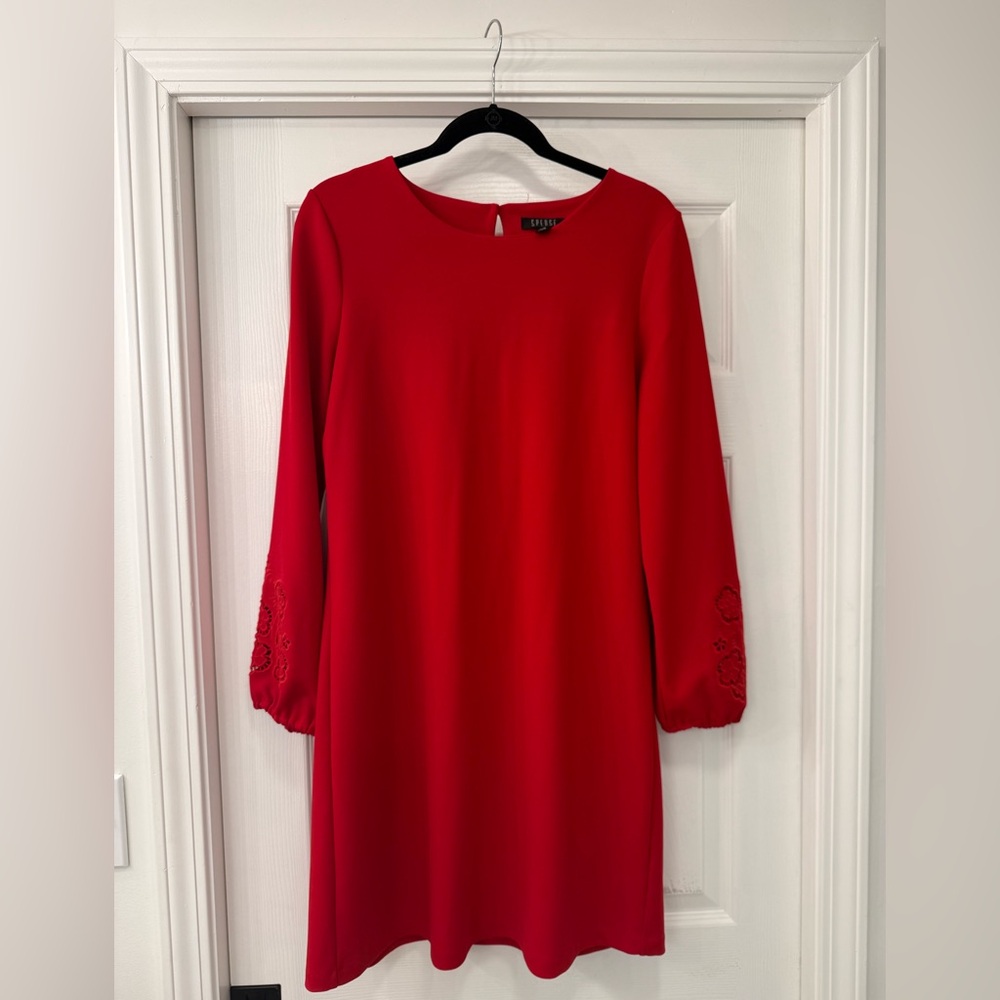 Spense Scarlet Long Sleeve Dress
